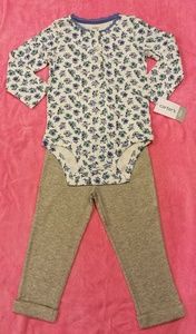 Carter's baby girl 2 pieces set.